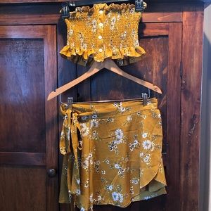 FLORAL TWO PEICE SET